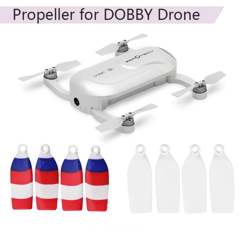

4Pcs/1Set Quick Release Low Noise Mute Propeller Props Blade for ZEROTECH Dobby Pocket Drone A B Propellers with Removal Tools