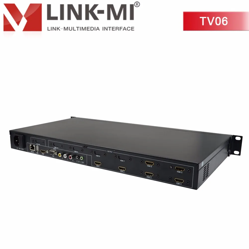 Настенный видеоконтроллер LINK MI 2x3 HDMI процессор с 6 строчками изображений