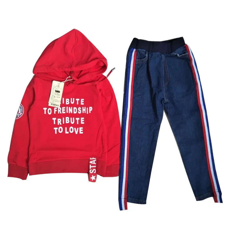 

2018 Spring Autumn Children Tracksuits Baby Boys Girls Fashion Hoodies Pants 2Pcs/Sets Kids Clothing Suits For 4-10 Yrs Young