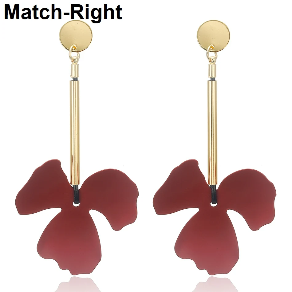 

Match-Right Trendy Earrings for Women Long/ Flower/Korean/Statement/Big/Minimalist/Drop Earrings Women Jewelry for Gifts SP600