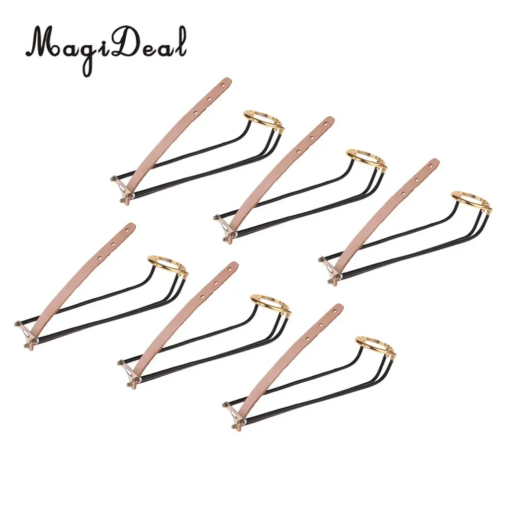 6pcs Deluxe Pool Snooker Table Rail with Strap and Net Pockets Set English Billiard Accessories 
