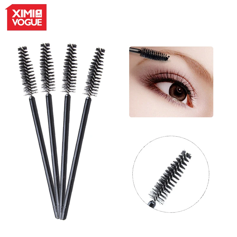 XIMIVOGUE 20Pcs Eyelash Brushes Mascara Wands Applicator 6 Colors Makeup Tool Kits Plastic Cosmetic Eyebrows Brush MDMZ | Красота и