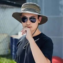 Европа Америка мода уличная Панама летняя сеть с широкими полями альпинизма туризма хлопок шляпы для мужчин Рыбацкая Кепка