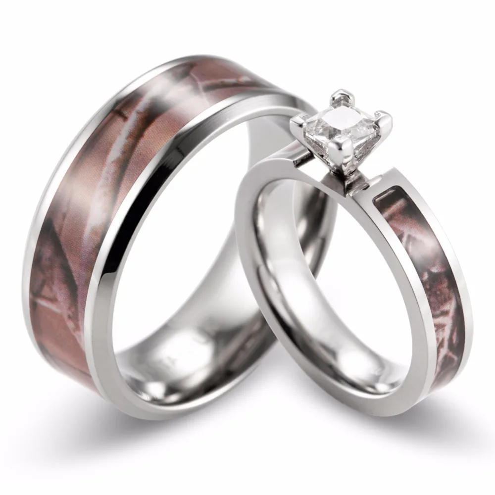shardon realtree camo ring set women titanium 4 prong setting cz engagement ring with camo wedding - Cheap Camo Wedding Rings shardon realtree camo ring set women titanium 4 prong setting cz engagement ring with camo wedding - Cheap Camo Wedding Rings