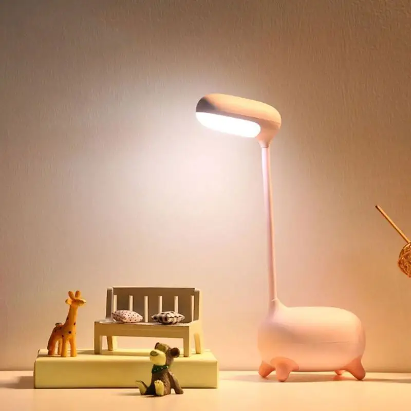 

Modern LED Eye Desk Lamp Cartoon Children Table Lights Read Books Usb Touch Rechargeable Led Lampara Escritorio Desk Lamp