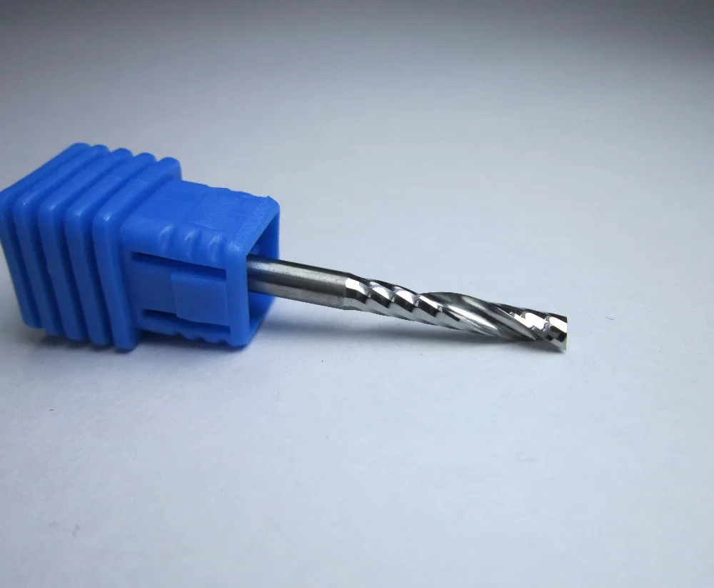 

blade length 17mm DIA 3.175mm 3.175*17mm*38 Tungsten Carbide single 1 Flute End Mill milling cutter CNC Bits for Acrylic