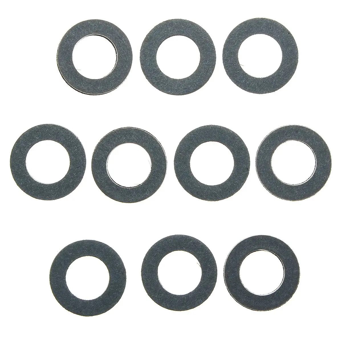 

Set of 10 Engine Oil Drain Plug Seal Gasket Rings Washer 90430-12031 For TOYOTA