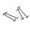 3Colors 12pcs/set Men Women Leather Shoes Lazy No Tie Shoelaces Elastic Silicone Shoe Lace ► Photo 3/6