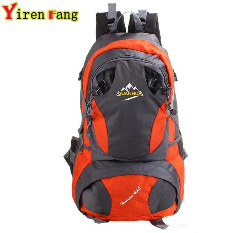 Hot Sale 2016 Brand Men s Large Capacity Backpacks Waterproof Nylon Travel Mountaineering Bag Zipper Backpack