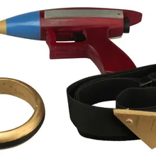 Космический денди Косплэй денди опору пистолет и поясом и браслет