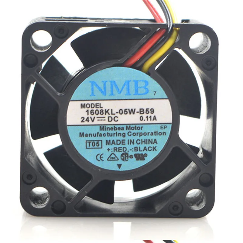 NMB оригинальный 1608KL 05W B59 Вентилятор охлаждения осевой вентилятор DC 24 В 0.11A 2 64 Вт 4020