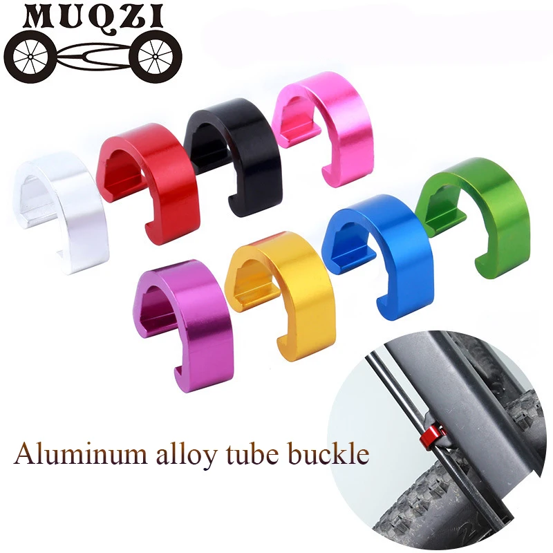 10Pcs Type MTB Mountain Bike Frame Buckle Bicycle Brake Cable Guides Clips