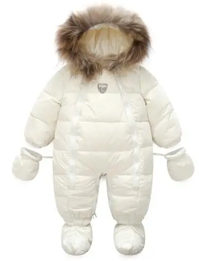 Горячая Распродажа, зимняя верхняя одежда высокого качества, зимнее пальто, комбинезоны для новорожденных, теплый Детский комбинезон с защитой от холода - Цвет: color 2