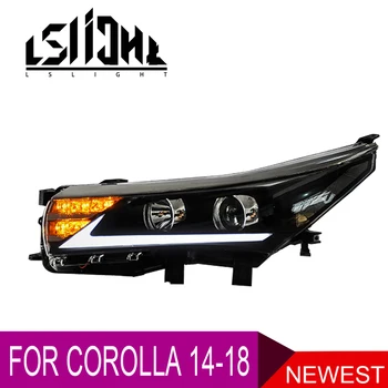 

LSlight LED Headlight Assembly For Toyota Corolla 2014 2015 2016 2017 2018 Left and Right side DRL Daytime Running Lights Signal