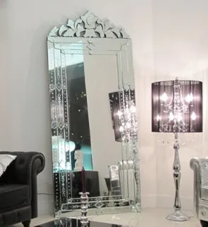 Grande/piso bonito espejo de pared veneciano en Espejos decorativos de