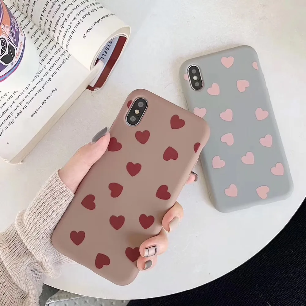 Новый чехол для телефона Little love Heart из ТПУ iPhone6 6 Plus 7 8 X XS XR Max |