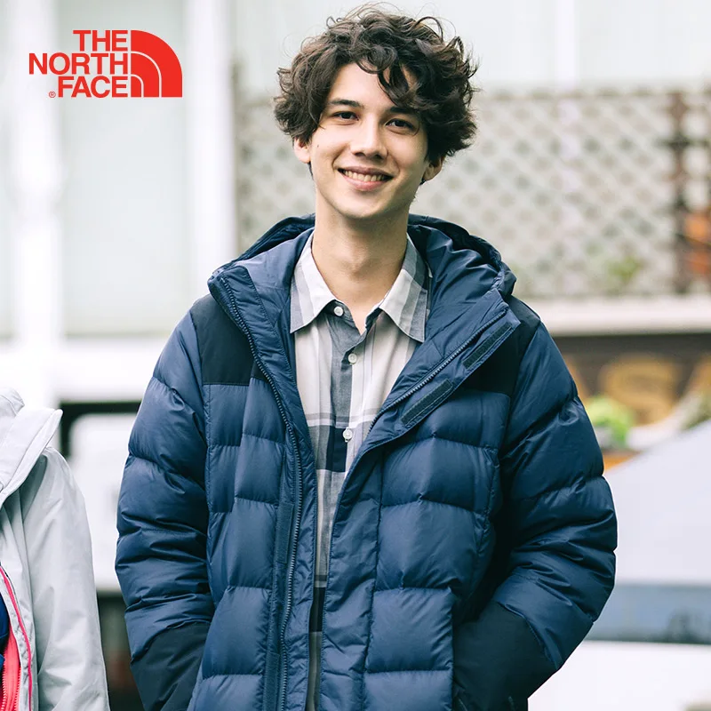 

The North Face hiking goose Down Jacket for men Comfortable thermal hooded casual travel waterproof outdoor sports coats 3RKB