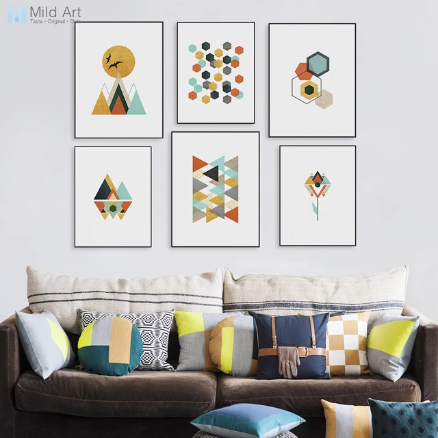 living room wall art decor creative modern abstract color geometric mountain posters prints nordic living room wall art pictures home decor canvas living room wall art decor creative modern abstract color geometric mountain posters prints nordic living room wall art pictures home decor canvas