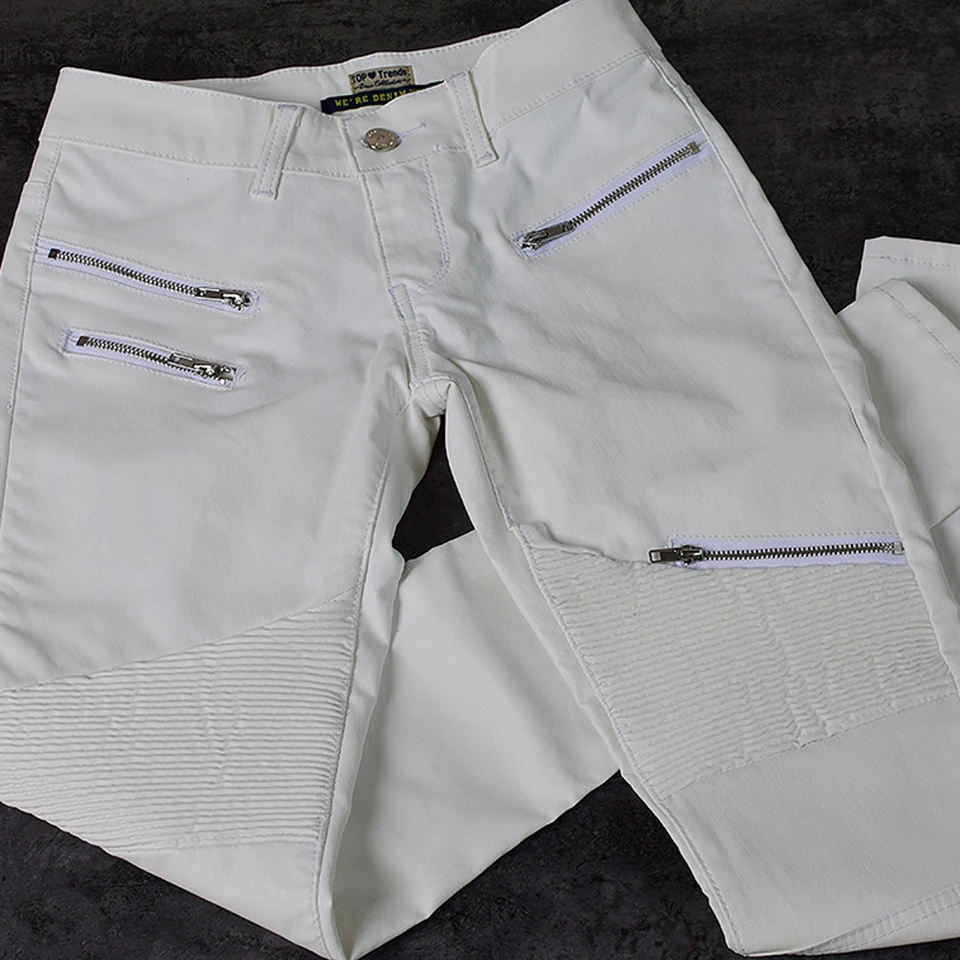 ZYFPGS 2019 Autumn Hot Women's Casual Pants Zipper Decoration Casual Pants Basic Hip Hop Retro Ladies Slim fit Elastic Z1218 ZYFPGS 2019 Autumn Hot Women's Casual Pants Zipper Decoration Casual Pants Basic Hip Hop Retro Ladies Slim fit Elastic Z1218