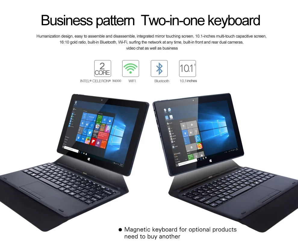 New 10.1 inch Gaming Laptop 4GB RAM 64GB ROM 2in1 Tablet PC Intel Celeron N4000 4M Cache Windows10 TF Card Type-C with keyboard New 10.1 inch Gaming Laptop 4GB RAM 64GB ROM 2in1 Tablet PC Intel Celeron N4000 4M Cache Windows10 TF Card Type-C with keyboard