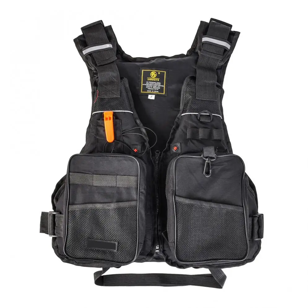 Adjustable Outdoor Sport Fishing Life Vest Oxford Camouflage Buoyant