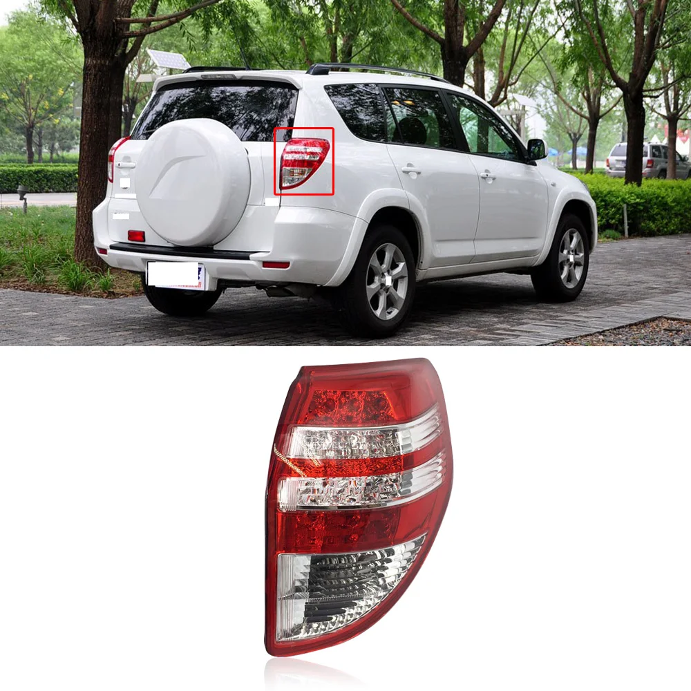 

CAPQX For TOYOTA RAV4 2009-2013 Rear Brake Tail Light rear light taillight taillamp tail lamp rear headlight headlamp