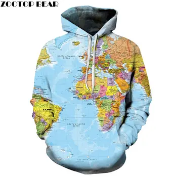 

Small Euro Map 3D Printed Spring Casual Hoody Sweatshirt Men Tracksuit Hoodie Pullover Streetwear Jacket DropShip ZOOTOPBEAR New