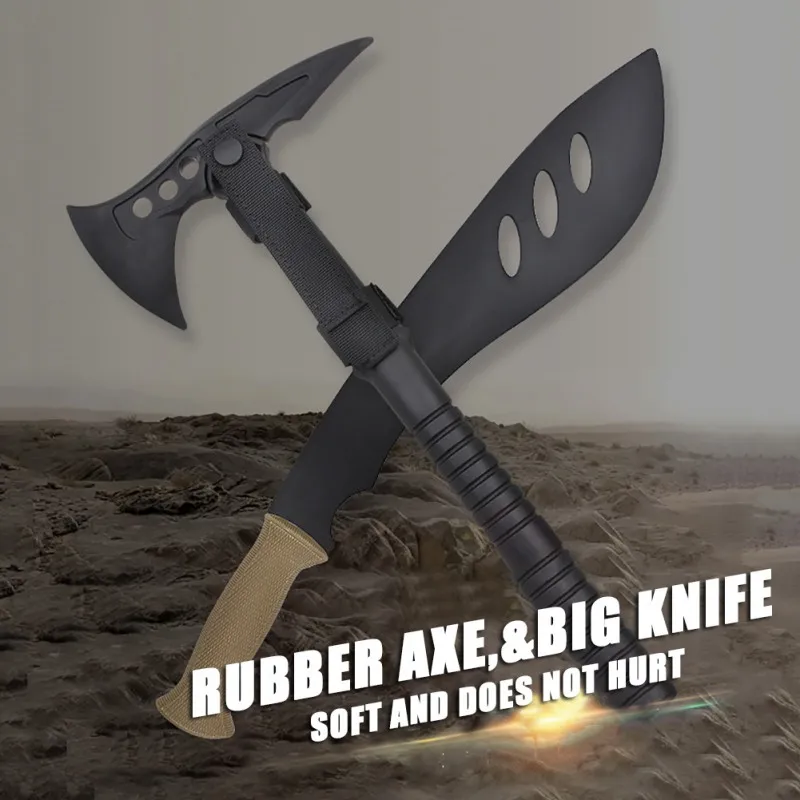 Cosplay CS GO counter strike survival tactical claw combat fight Tactical Training rubber plastic soft knife Axe 