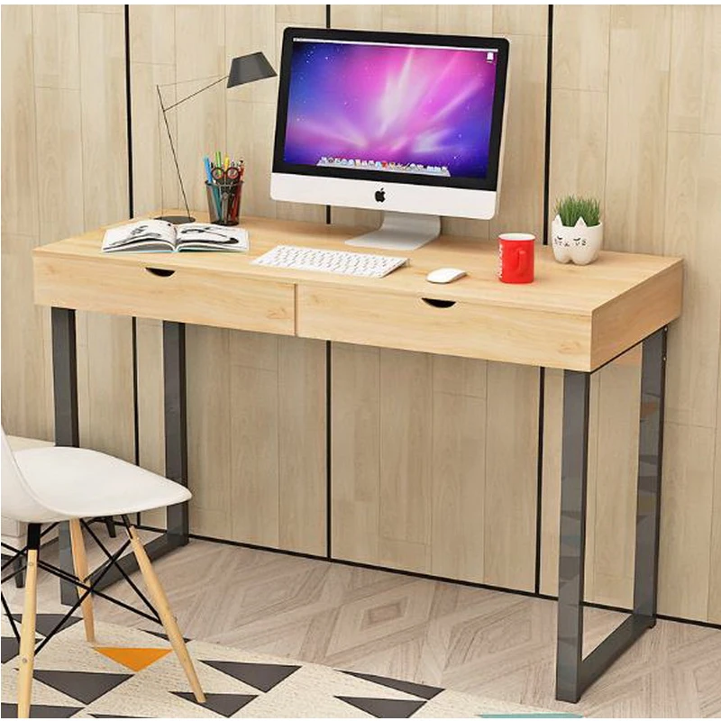 250613 Ordinateur De Bureau Bureau Moderne A La Maison Table Simple Table D Ordinateur Portable Conception De Cle Spacieuse Cadre En Acier Stable Aliexpress