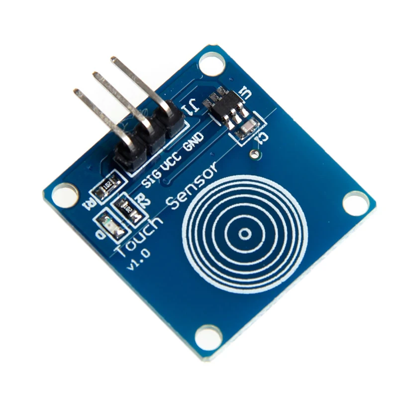 Цифровой TTP223B модуль сенсорный выключатель модули емкостный Для Arduino Синий DC