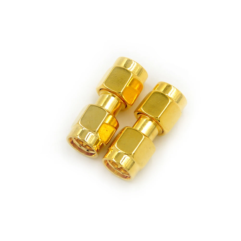 ZLinKJ 2x SMA Male к Plug in series RF коаксиальный адаптер Коннектор|Соединители| |