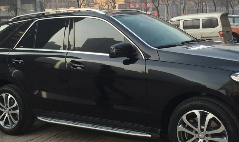 Нержавеющая сталь снаружи подоконник крышка планки для mercedes benz ML300 ML350 ML250 GLE320 GLE350 GLE400 2012- стайлинга автомобилей