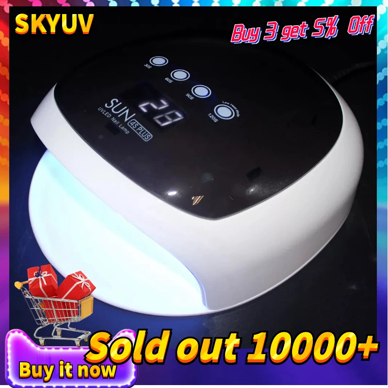 

48W Led UV Lamps Nail Dryer Curing For UV Gel Nails Polish Electric Nail Machine Auto Sensor 24 LEDs Nail Dryer For All Gels