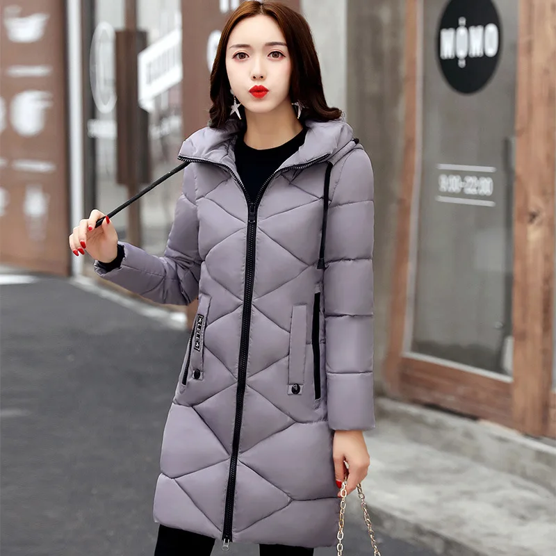 D'hiver Femelle Chaud Parkas Épaississement Grey 2017 Hiver Green De army Manteau Manteaux Mode Parka Mince Red wine Femmes Longue Veste Nouveau Survêtement noir 4qSXwZF