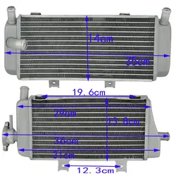 LOPOR мотоциклетные алюминиевый, Охлаждающий радиатор для Honda CRF450X 2005-2016 2006 2007 2008 2009 2010 CRF450 X включают левой и правой