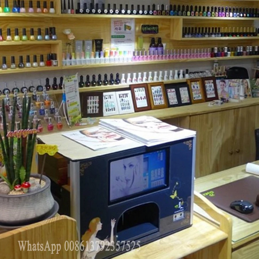 Máquina de Unhas e Flores Unhas e 3 Frete Grátis Unha Manicure Impressora 5 Flores Impressão um Tempo 21 Cheap Equipamento de unhas artísticas