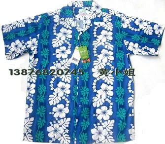 Одежды рубашка «hainan» пляжный костюм для пар мерсеризованный хлопок летняя серия Повседневный Топ гавайская рубашка 2XL 3XL