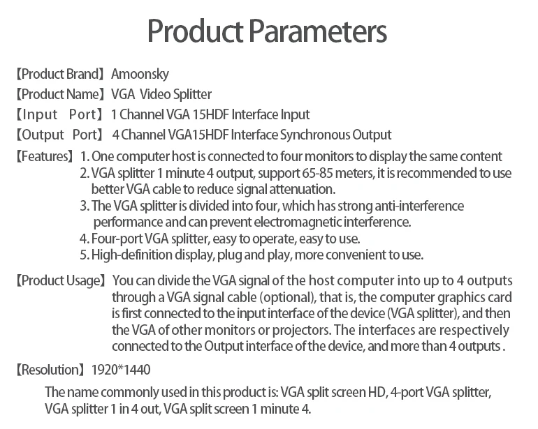 Vga разветвитель vga переключатель коробка монитор адаптер переключатель 1 в 4 out монитор переключатель видео Vga конвертер коробка Adapte