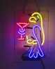 Parrot Glass Neon Light Sign Beer Bar