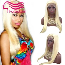 #613 blonde silk top full lace wig straight brazilian hair full lace wigs silk base 4×4 human hair wigs 180density