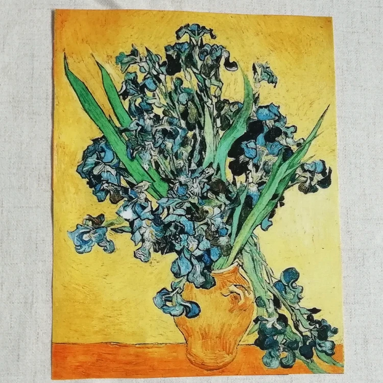 Ван Гог картина маслом ручной работы ткань DIY Пэчворк/позиционирование ...