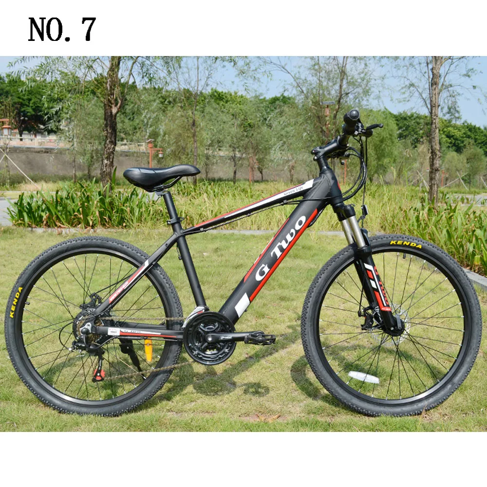 Flash Deal 26 inches Hidden Battery Electric Bicycle 48V 250W 8.7A battery  Aluminum Alloy Frame Disc Brake 21 Speed E Mountain Bike 21