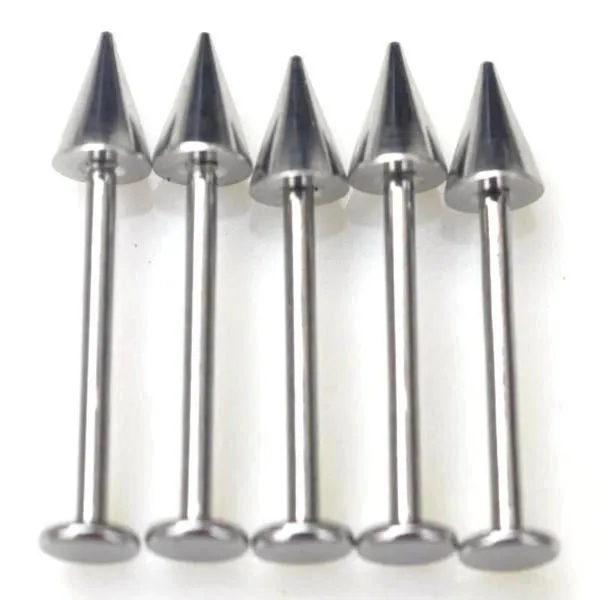Wholesale 5PCS Spike Piercing Labret Lip Tragus Ear Accessories For Women Men Punk Stylish Casual Ear Studs Body Jewelry