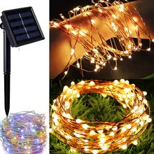 20M 10M 5M Copper Wire Solar LED String lamp Fairy Holiday light Strip Decor Garden Lawn Wedding X'mas Party Ambiance light 20M 10M 5M Copper Wire Solar LED String lamp Fairy Holiday light Strip Decor Garden Lawn Wedding X'mas Party Ambiance light