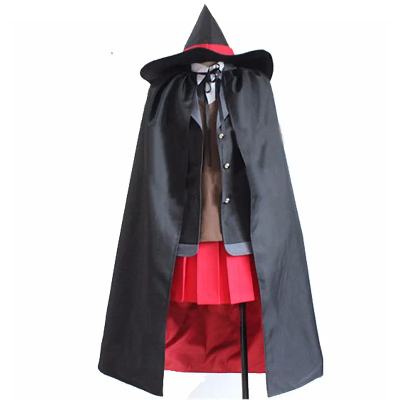 Новое поступление полный комплект Danganronpa V3 Himiko Yumeno Косплей Костюм с шапкой и