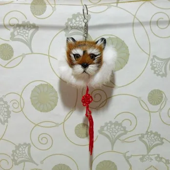

New fashion key chain with simulation tiger head adorable and vivid 8*6cm