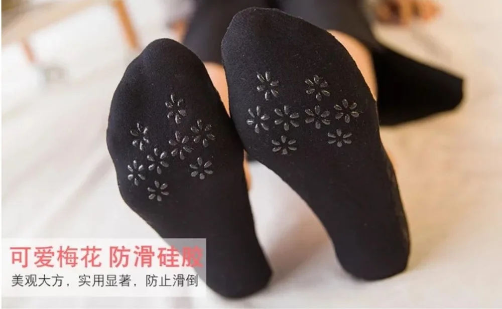 

2019 hot Summer women Cotton Lace Antiskid Invisible Liner Non-slip Antiskid Slippers Anti-Slip Sock 1pair=2pcs