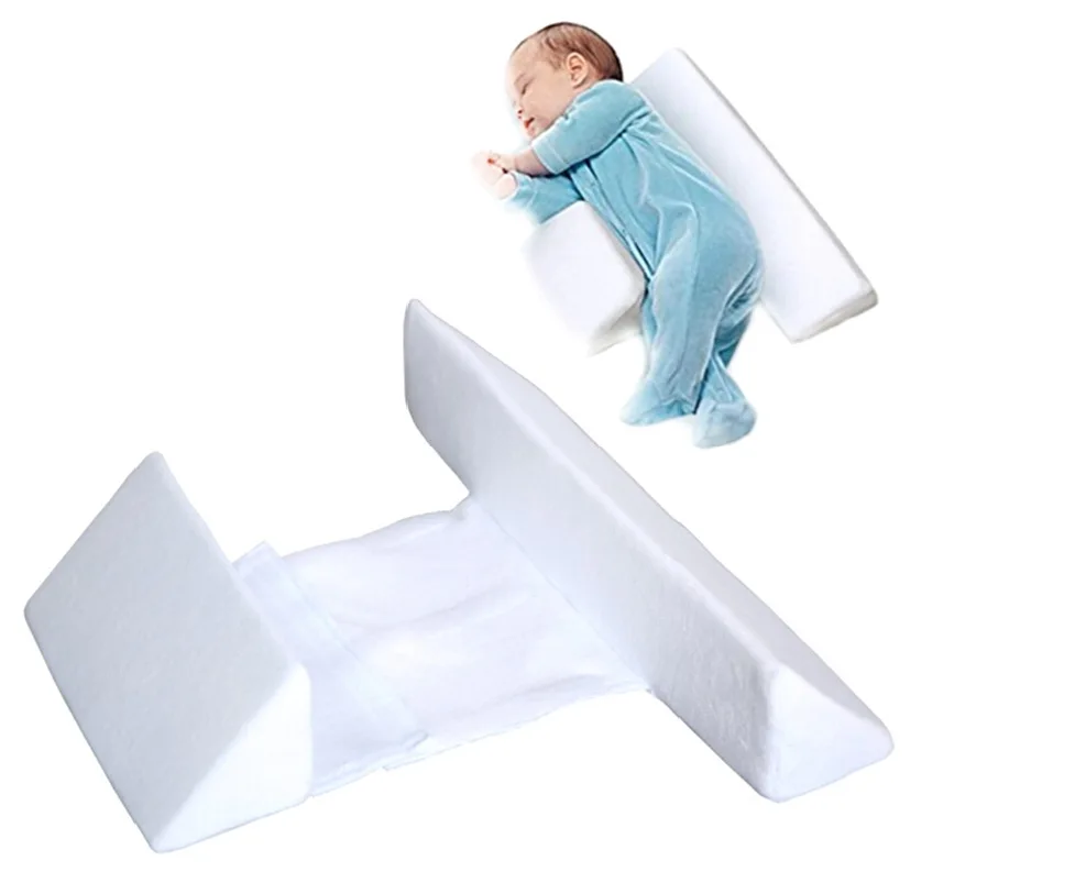 Детские подушки регулируемая поддержка пены памяти Новорожденные удерживающие подушки для младенческого сна предотвращает плоскую форму головы подушка для защиты от опрокидывания