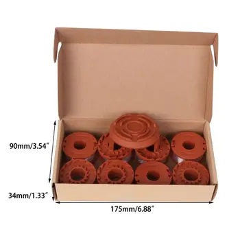 

Line String Trimmer Replacement Spool 3M String Trimmer Spool Line for WORX, 9 Pack (8 Pack Grass Trimmer Line, 1 Trimmer Cap)