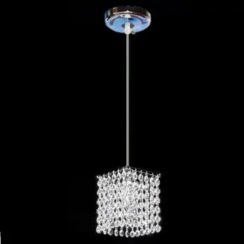 

Modern new transparent crystal Pendant Lights led living room Pendant lamps high quality E27 led lustre lighting Pendant lamp